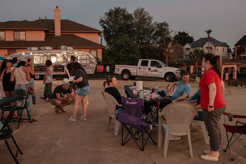 Neighborhood event moment